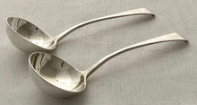 Georgian, George III, Pair of Silver Sauce Ladles. London 1785 Richard Crossley. 3.1 troy ounces.
