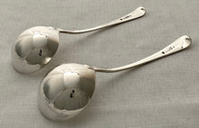 Georgian, George III, Pair of Silver Sauce Ladles. London 1785 Richard Crossley. 3.1 troy ounces.