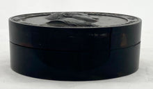 Duke of Wellington Shellac Snuff Box, Laureate and Draped Bust Right, after P. Wyon.