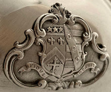 'Stephenson's Rocket', Old Sheffield Plate Armorial Meat Dome for Robert Stephenson.