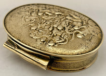 Early 20th Century Gilt Metal Picture Snuff Box.