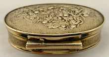 Early 20th Century Gilt Metal Picture Snuff Box.