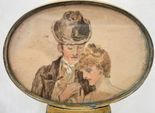 Early 20th Century Gilt Metal Picture Snuff Box.