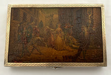 Early 20th Century French Silver Gilt Snuff Box, With Inset Picture Panel. 5.3 troy ounces.