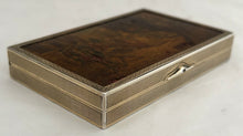 Early 20th Century French Silver Gilt Snuff Box, With Inset Picture Panel. 5.3 troy ounces.