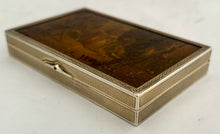 Early 20th Century French Silver Gilt Snuff Box, With Inset Picture Panel. 5.3 troy ounces.