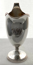 Georgian, George III, Old Sheffield Plate Helmet Shaped Cream Jug, circa 1798.