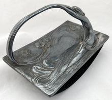 Art Nouveau Silver Plated Ink Blotter. Plewkiewicz of Warsaw (WMF), circa 1890 - 1910.