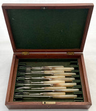 Georgian, George III, Silver & Mother of Pearl Dessert Knives & Forks for Six. Sheffield 1816.