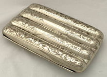 Early 20th Century Silver Plated Cigar Case.