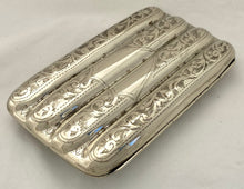 Early 20th Century Silver Plated Cigar Case.
