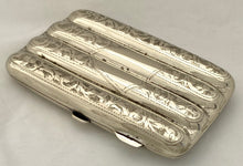 Early 20th Century Silver Plated Cigar Case.