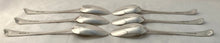 Georgian, George III, Six Bright Cut Silver Tablespoons. London 1782 George Smith III. 15 troy ounces.