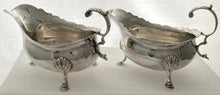 Georgian, George III, Pair of Silver Sauce Boats. London 1761 David Mowden. 14.2 troy ounces.