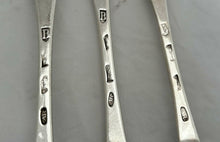 Georgian, George I, Six Britannia Silver Tablespoons. London 1717 Andrew Archer. 12 troy ounces.