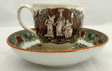 The French Revolutionary Wars & The Treaty of Amiens Early 19th Century Pearlware Coffee Cup & Saucer.