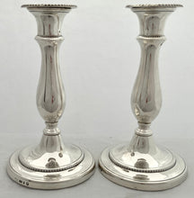 Georgian, George IV, Pair of Silver Candlesticks. Sheffield 1826 Smith, Tate & Co.