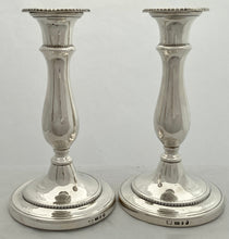 Georgian, George IV, Pair of Silver Candlesticks. Sheffield 1826 Smith, Tate & Co.