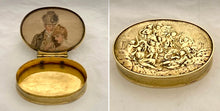 Early 20th Century Gilt Metal Picture Snuff Box.