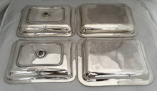 Georgian, George IV, Pair of Silver Entree Dishes & Covers. London 1824, William Bateman. 145.5 troy ounces.