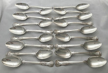 Georgian, George III, Eighteen Silver Tablespoons Crested for Maltby. London 1810 Paul Storr. 63 troy ounces.