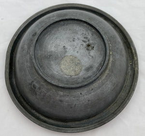 Victorian William Gladstone Relief Pewter Pin Dish, circa 1880 - 1900.