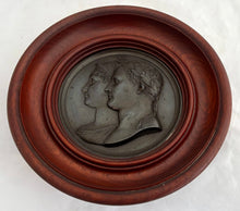 Napoleon Bonaparte & Marie Louise, Duchess of Parma, 19th Century Relief Plaque. After Andrieu.