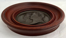 Napoleon Bonaparte & Marie Louise, Duchess of Parma, 19th Century Relief Plaque. After Andrieu.