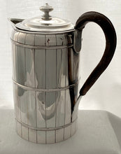 Georgian, George III, Silver Coopered Barrel Coffee Biggin. London 1796 John Touliet. 16 troy ounces
