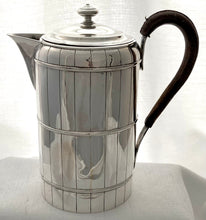 Georgian, George III, Silver Coopered Barrel Coffee Biggin. London 1796 John Touliet. 16 troy ounces