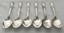 Georgian, George IV, Six Irish Silver King's Pattern Tablespoons. Dublin 1828 Thomas Farnett. 22.4 troy ounces.