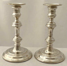 Elizabeth II Pair of Silver Candlesticks. London 2003 Asprey London.