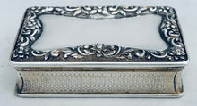 Victorian Silver Table Snuff Box. Birmingham 1842 Edward Smith. 7.4 troy ounces.