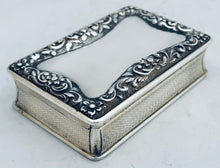 Victorian Silver Table Snuff Box. Birmingham 1842 Edward Smith. 7.4 troy ounces.
