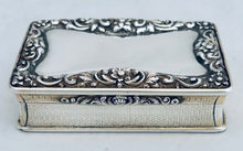 Victorian Silver Table Snuff Box. Birmingham 1842 Edward Smith. 7.4 troy ounces.