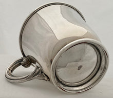 Early Victorian Old Sheffield Plate Mug. T & J Creswick, Sheffield. circa 1840 - 1860.