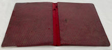 Edwardian Silver Mounted Leather Document Wallet. Birmingham 1901 Charles Penny Brown.