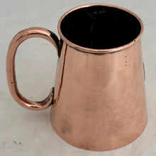HMS Foudroyant, Flagship of Vice Admiral Viscount Nelson, Copper Pint Tankard.