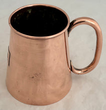 HMS Foudroyant, Flagship of Vice Admiral Viscount Nelson, Copper Pint Tankard.