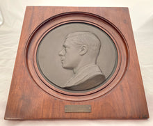 Bronze Cameograph Plaque of Edward H.R.H. Prince of Wales, Later Edward VIII, for Earl Haig's British Legion Appeal.