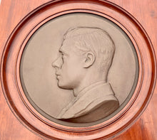 Bronze Cameograph Plaque of Edward H.R.H. Prince of Wales, Later Edward VIII, for Earl Haig's British Legion Appeal.
