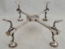 Georgian, George III, Old Sheffield Plate Dish Cross, circa 1780.