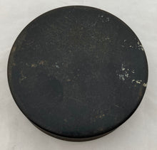 Duke of Wellington Shellac Snuff Box with Brass & Enamel Medalet.