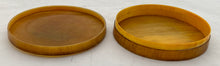 19th Century Pressed Horn Circular Snuff Box.