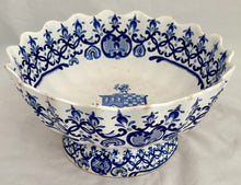 Major General Christopher Sullivan Fagan, Honourable East India Company, George IV Spode Armorial Fruit Bowl.