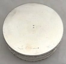 Early 20th Century French Silver Plated Figural Relief Box.