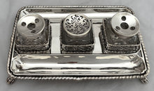 Georgian, George II, Silver Inkstand. London 1759 William Robertson. 18 troy ounces.