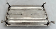 Georgian, George II, Silver Inkstand. London 1759 William Robertson. 18 troy ounces.