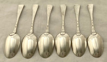 Georgian, George II, Six Scottish Silver Tablespoons. Edinburgh 1733 Charles Blair (Archibald Ure Assay Master). 13 troy ounces.