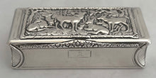 Lieutenant Borthwick, 12th Regiment of Foot, George IV Silver Snuff Box. London 1826 John Jones III. 4.9 troy ounces.